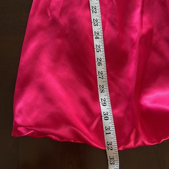 HOT PINK Black Bow Appliqué Mini Dress Size XXS - Picture 11 of 13